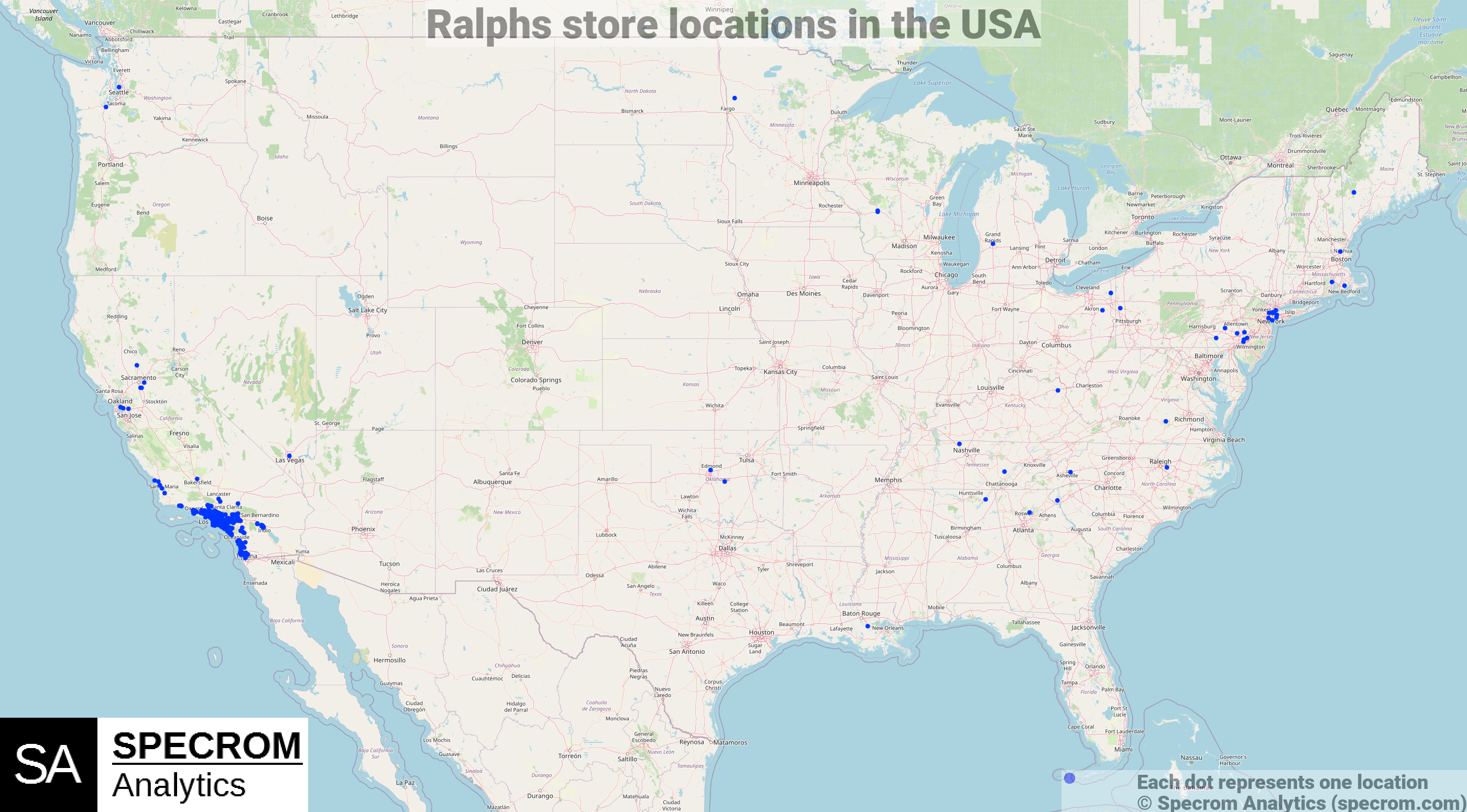 Ralphs store locations in the USA